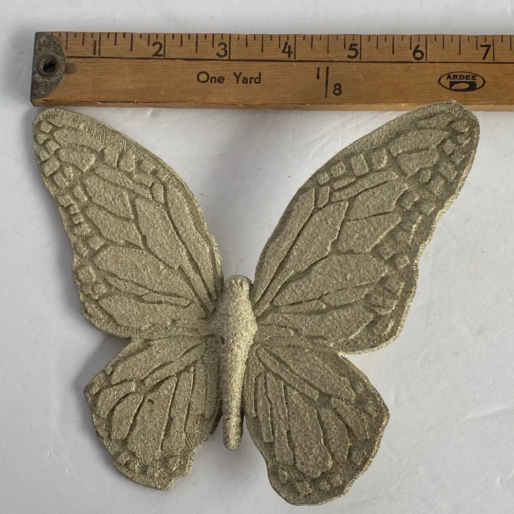 Butterfly Wall Hanging Set 2 MCM 1965 Excellent Retro Nature Decor